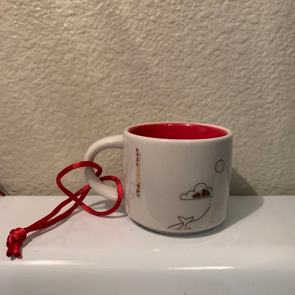 Starbucks 2014 CA You Are Here Mug Ceramic Ornamen